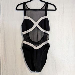 Anne Cole swimsuit black and white
